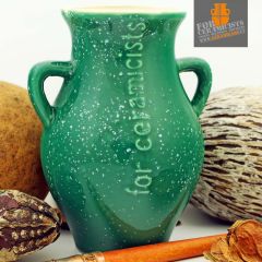 306702 Taškuota žalia blizgi glazūra 1020-1080°C 500 ml